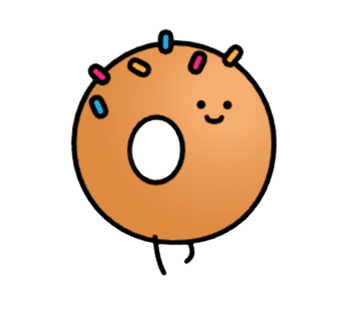 ドーナツのキャラクター